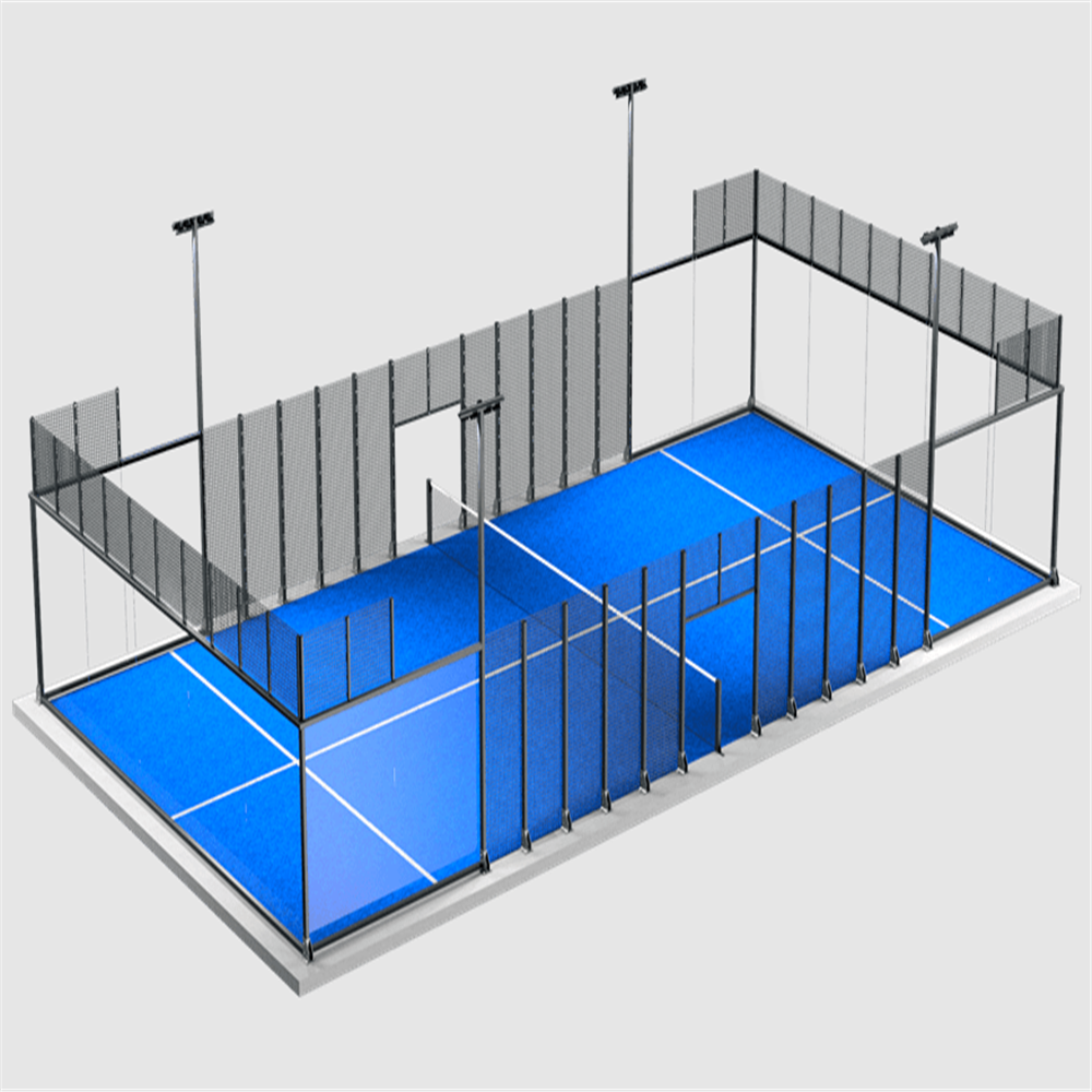 Durable non-slip {Padle court}, safer sport