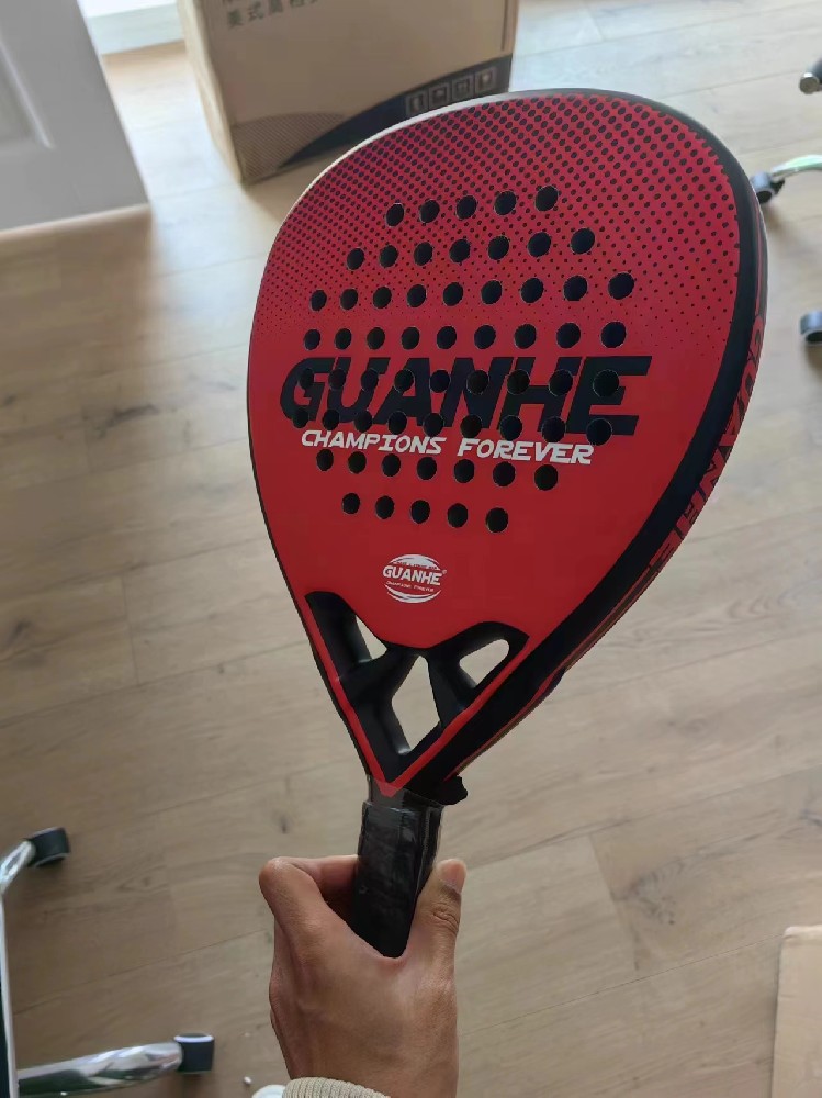 High Quality 12K 18K Carbon Custom Diamond Shape Head paddle de Padel Tennis Racket