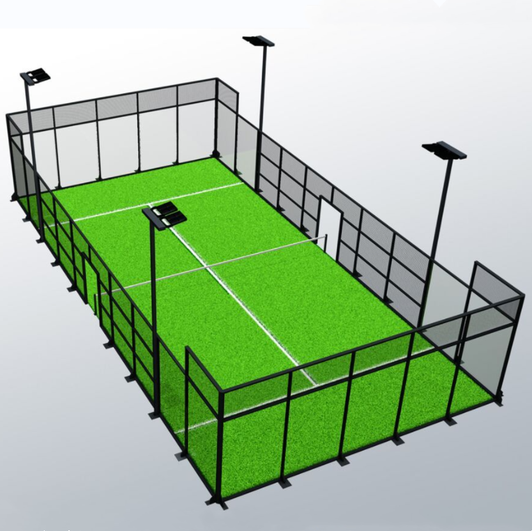 Tennis Court Equip Cheap Price Glass Squash Court Paddle Tennis Court Panoramic Padel Court